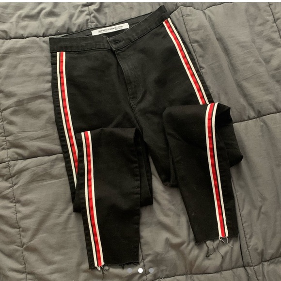 Zara Trafaluc Jeans with Side Stripe - Picture 2 of 3